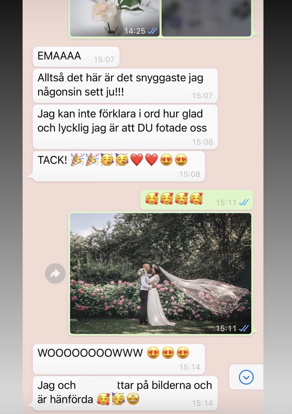 Customer reaction screenshot 1