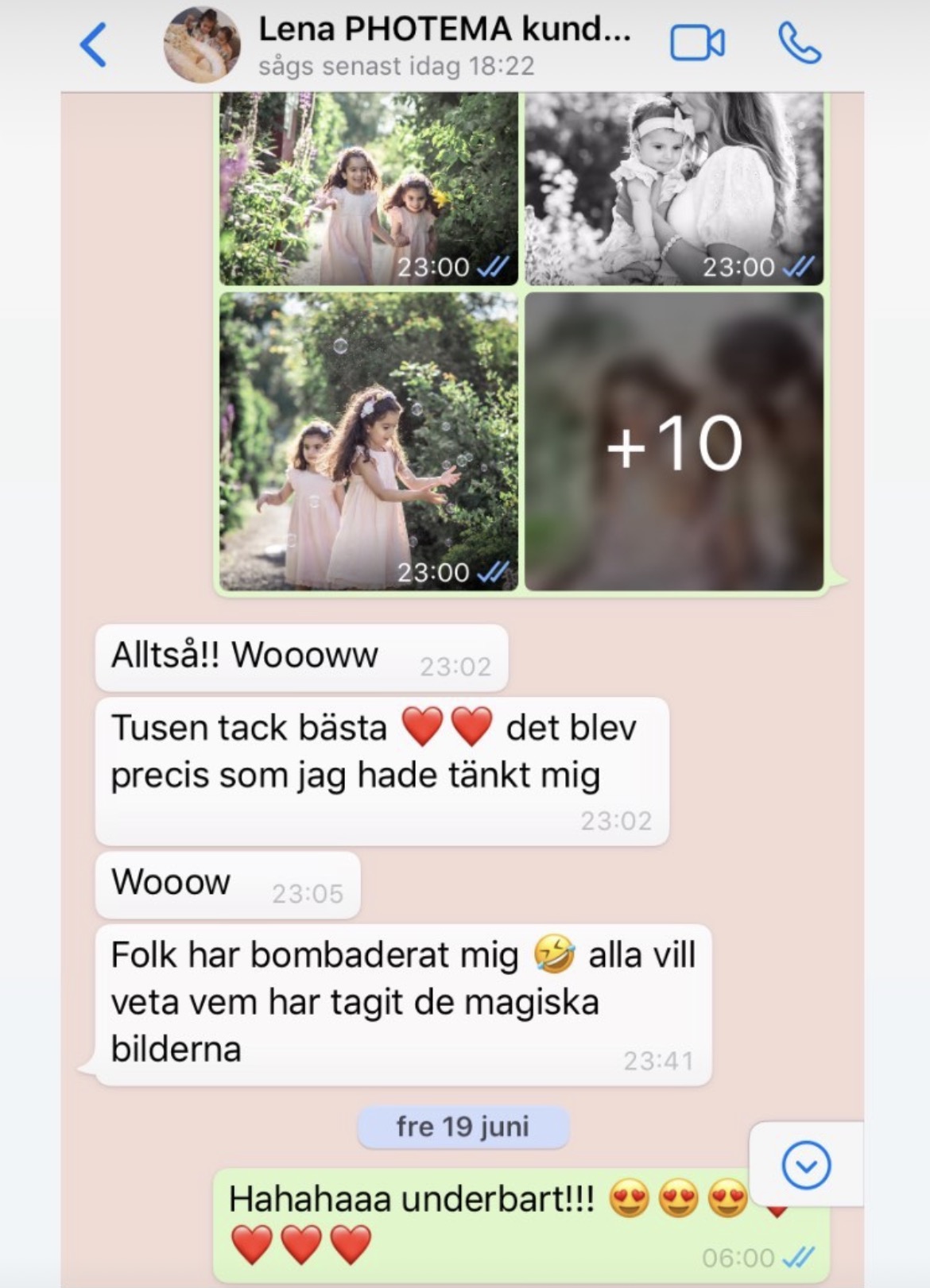 Customer reaction screenshot 3