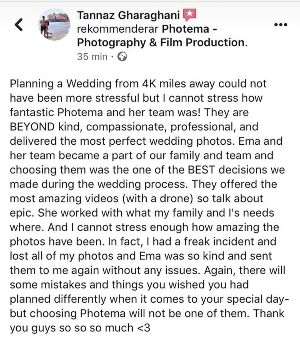 Customer reaction screenshot 8