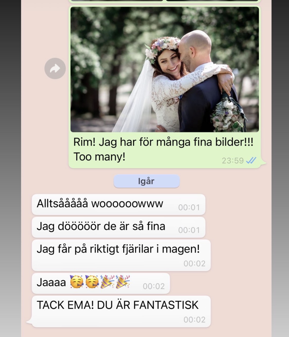 Customer reaction screenshot 14